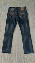 Rock Revival Embroidered Baggy Jeans