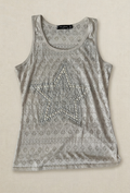 Cream Studded Star Top