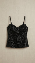 Sequined Cami Top
