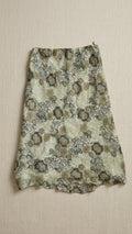 Floral Paisley Chiffon Midi Skirt
