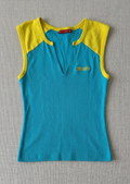 Two-Tone Raglan Tank Top