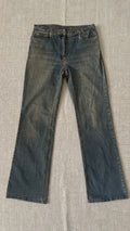 Vintage Sun-Faded Grey Wash Baggy Jeans