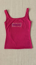 2000s Montana Blu Rhinestone Logo Tank Top