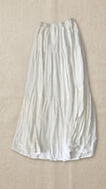 Bohemian Tiered Crinkle Cotton Maxi Skirt