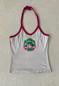 Vintage Copacabana Graphic Halter Top